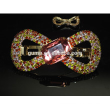 High Quality Glitter Colorful Rhinestone Hairgrip Headwear Crystal Barrette